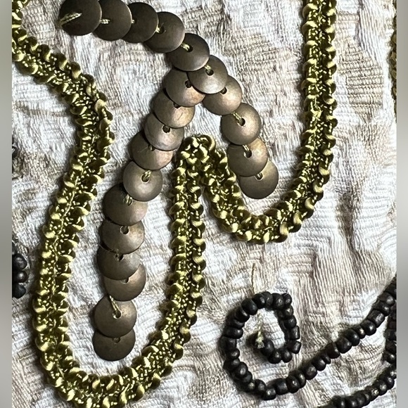 🌷NWOT Coldwater Creek 3/4 sleeve sequins and beads embellished jacket 💫 - Picture 6 of 12